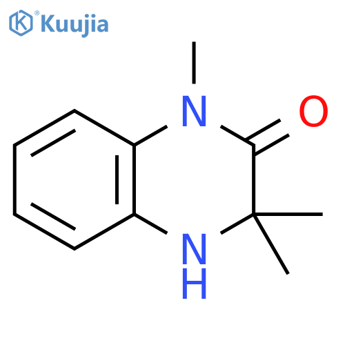 1,3,3-trimethyl-1,2,3,4-tetrahydroquinoxalin-2-one structure