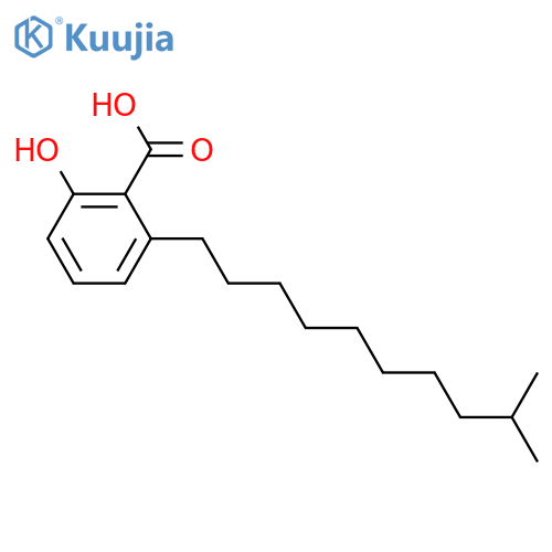 2-Hydroxy-6-(9-methyldecyl)benzoic acid structure