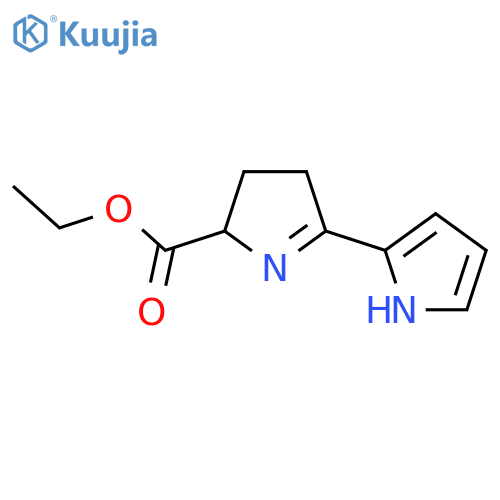 Ethyl 2-(2-pyrrolyl)-1-pyrroline-5-carboxylate structure