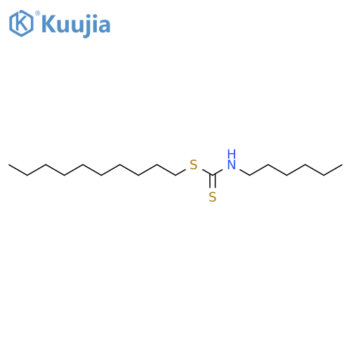 Carbamodithioic acid, hexyl-, decyl ester structure