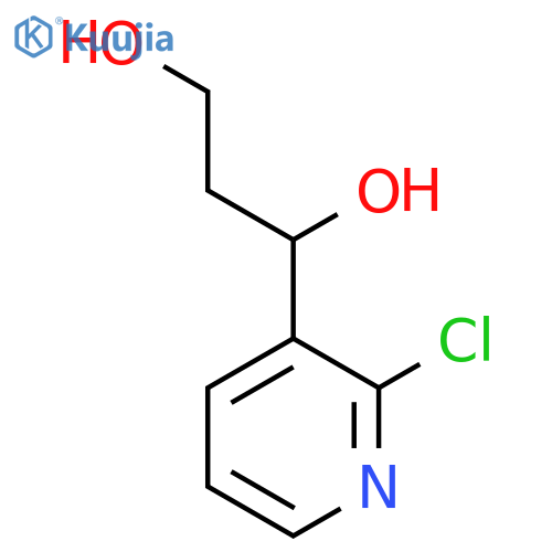 1-(2-Chloropyridin-3-yl)propane-1,3-diol structure