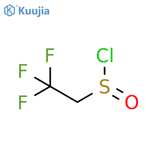 Ethanesulfinyl chloride, 2,2,2-trifluoro- structure