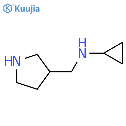 N-(Pyrrolidin-3-ylmethyl)cyclopropanamine structure