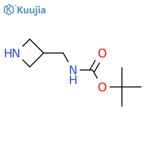 tert-butyl N-(azetidin-3-ylmethyl)carbamate structure