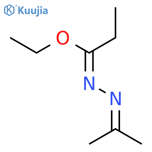 PROPANEHYDRAZONIC ACID, N-(1-METHYLETHYLIDENE)-, ETHYL ESTER, (E)- structure