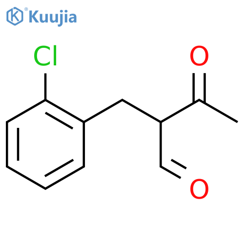 2-(2-chlorobenzyl)-3-oxobutanal structure