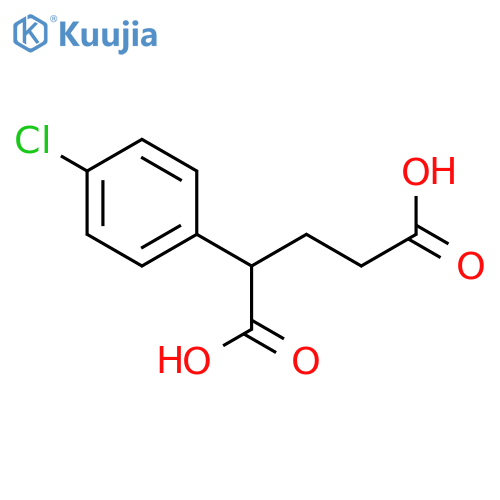 Pentanedioic acid, 2-(4-chlorophenyl)- structure