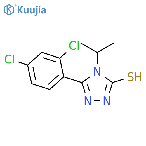 5-(2,4-dichlorophenyl)-4-(propan-2-yl)-4H-1,2,4-triazole-3-thiol structure