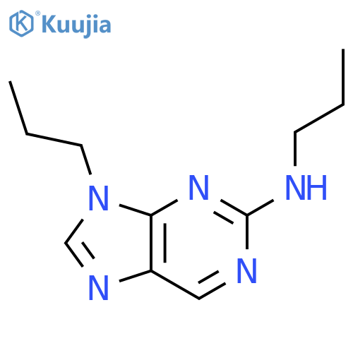 N,9-dipropylpurin-2-amine structure