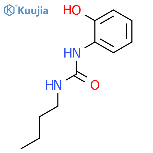 UREA, N-BUTYL-N'-(2-HYDROXYPHENYL)- structure