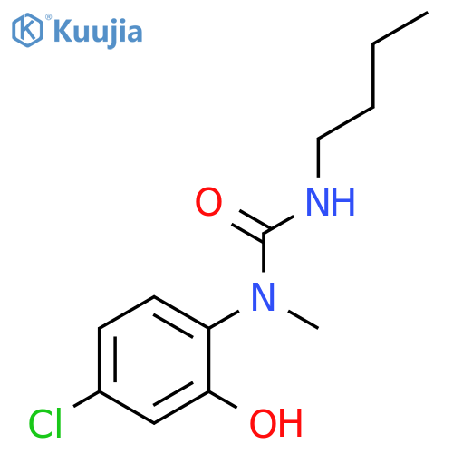 Urea, N'-butyl-N-(4-chloro-2-hydroxyphenyl)-N-methyl- structure