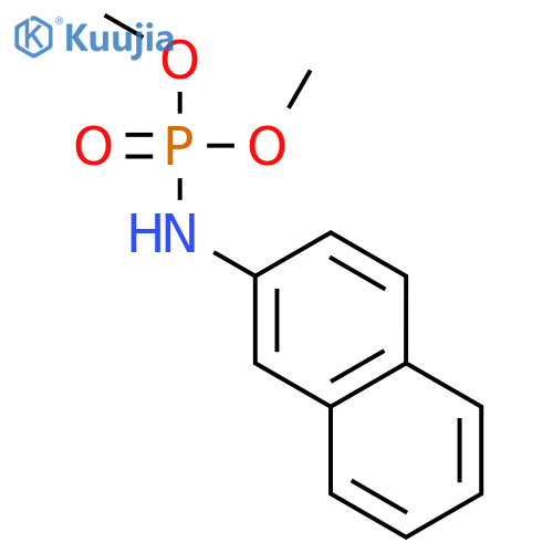 PHOSPHORAMIDIC ACID, 2-NAPHTHALENYL-, DIMETHYL ESTER structure