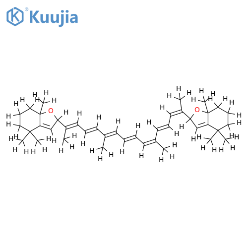 (+-)-(5Xi,8Xi,5'Xi,8'Xi)-5,8;5',8'-diepoxy-5,8,5',8'-tetrahydro-beta,beta-carotene structure