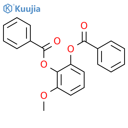 1,2-Benzenediol,3-methoxy-, 1,2-dibenzoate structure