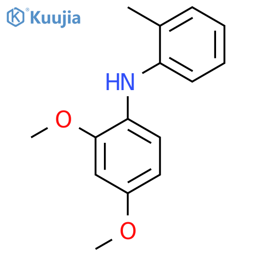 BENZENAMINE, 2,4-DIMETHOXY-N-(2-METHYLPHENYL)- structure