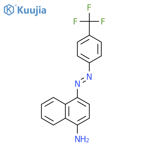 1-Naphthalenamine, 4-[[4-(trifluoromethyl)phenyl]azo]- structure