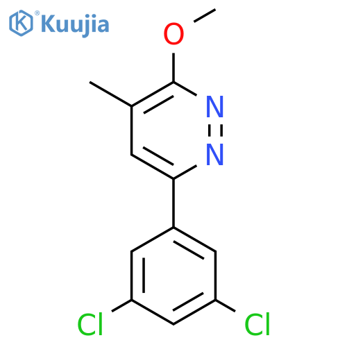 Pyridazine, 6-(3,5-dichlorophenyl)-3-methoxy-4-methyl- structure