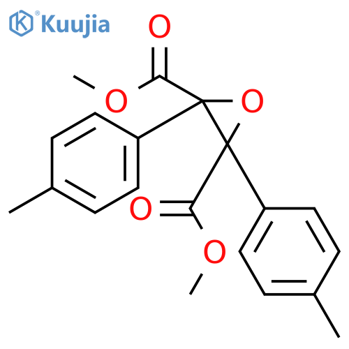 2,3-Oxiranedicarboxylic acid, 2,3-bis(4-methylphenyl)-, dimethyl ester structure