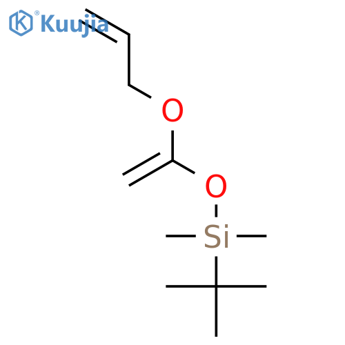Silane, (1,1-dimethylethyl)dimethyl[[1-(2-propenyloxy)ethenyl]oxy]- structure