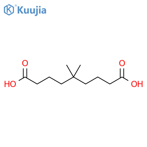 Nonanedioic acid, 5,5-dimethyl- structure