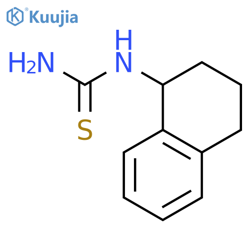 Thiourea, (1,2,3,4-tetrahydro-1-naphthalenyl)- structure