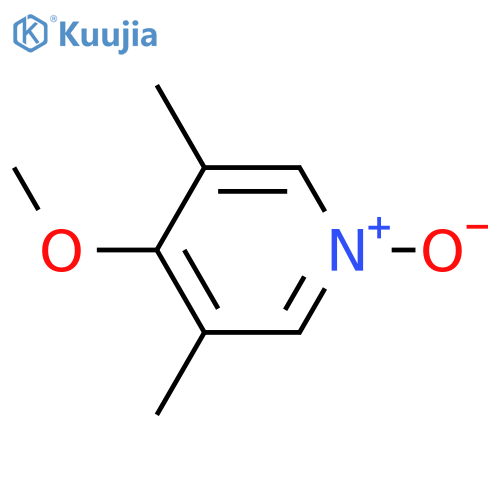 4-Methoxy-3,5-dimethylpyridine 1-Oxide structure