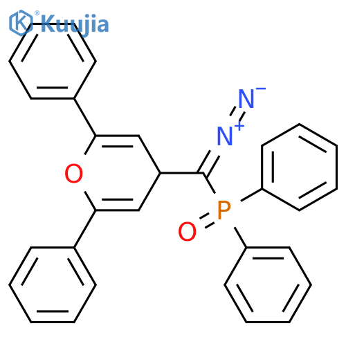 PHOSPHINE OXIDE, [DIAZO(2,6-DIPHENYL-4H-PYRAN-4-YL)METHYL]DIPHENYL- structure