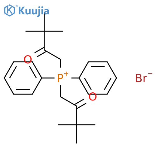 Phosphonium, bis(3,3-dimethyl-2-oxobutyl)diphenyl-, bromide structure