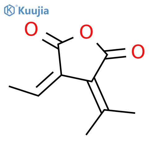 2,5-FURANDIONE, 3-ETHYLIDENEDIHYDRO-4-(1-METHYLETHYLIDENE)-, (Z)- structure