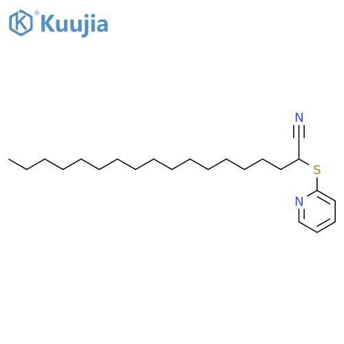 Octadecanenitrile, 2-(2-pyridinylthio)- structure