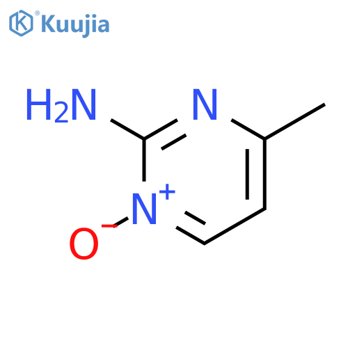 2-Pyrimidinamine,4-methyl-, 1-oxide structure