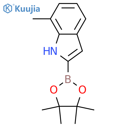 7-Methyl-2-(4,4,5,5-tetramethyl-1,3,2-dioxaborolan-2-yl)-1H-indole structure