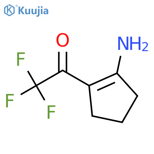 Ethanone, 1-(2-amino-1-cyclopenten-1-yl)-2,2,2-trifluoro- structure