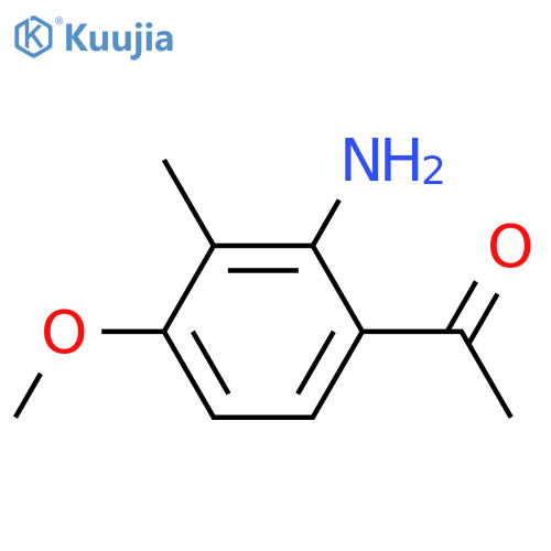 1-(2-Amino-4-methoxy-3-methylphenyl)ethanone structure