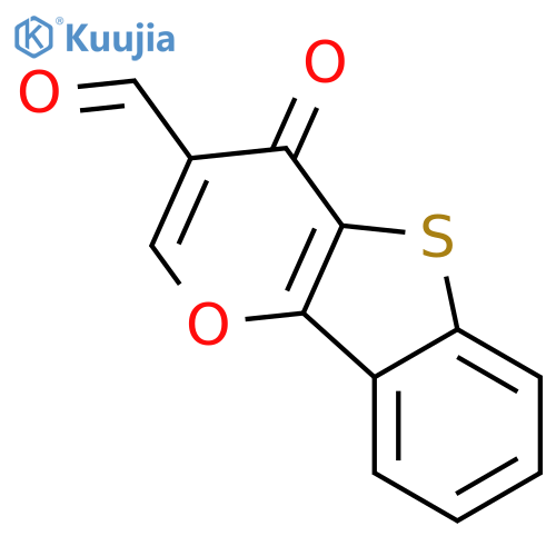 4H-[1]BENZOTHIENO[3,2-B]PYRAN-3-CARBOXALDEHYDE, 4-OXO- structure