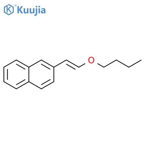 Naphthalene, 2-[(1Z)-2-butoxyethenyl]- structure