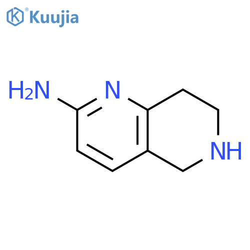 5,6,7,8-tetrahydro-1,6-naphthyridin-2-amine structure