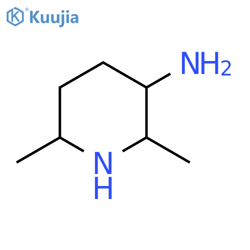 2,6-dimethylpiperidin-3-amine, Mixture of diastereomers structure