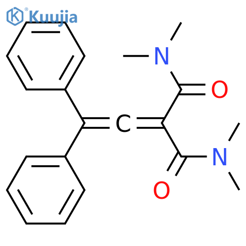 PROPANEDIAMIDE, 2-(DIPHENYLETHENYLIDENE)-N,N,N',N'-TETRAMETHYL- structure
