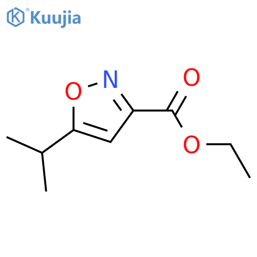Ethyl 5-isopropylisoxazole-3-carboxylate structure