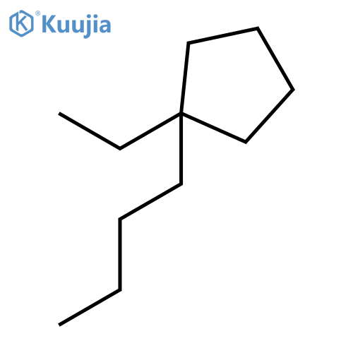 Cyclopentane, 1-butyl-1-ethyl- structure