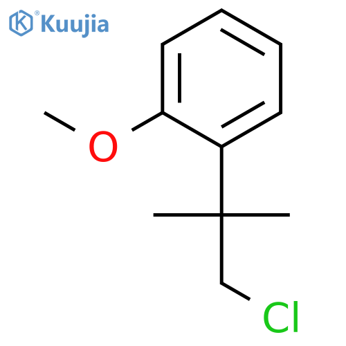BENZENE, 1-(2-CHLORO-1,1-DIMETHYLETHYL)-2-METHOXY- structure