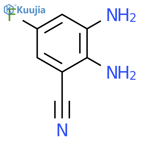 Benzonitrile, 2,3-diamino-5-fluoro- structure