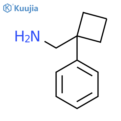 (1-phenylcyclobutyl)methanamine structure