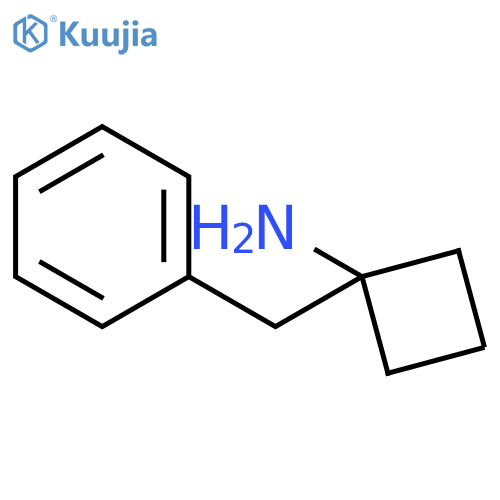 1-benzylcyclobutan-1-amine structure