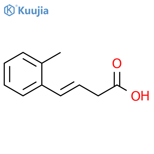 4-(2-methylphenyl)but-3-enoic acid structure