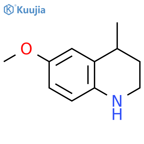 1,2,3,4-tetrahydro-6-methoxy-4-methyl-Quinoline structure
