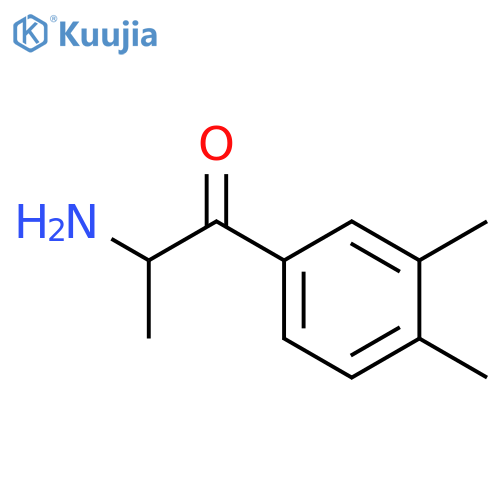 2-amino-1-(3,4-dimethylphenyl)propan-1-one structure