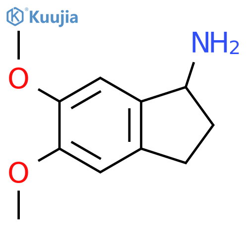 5,6-Dimethoxy-2,3-dihydro-1H-inden-1-amine structure