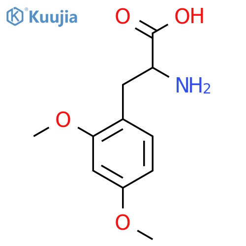 2-amino-3-(2,4-dimethoxyphenyl)propanoic acid structure